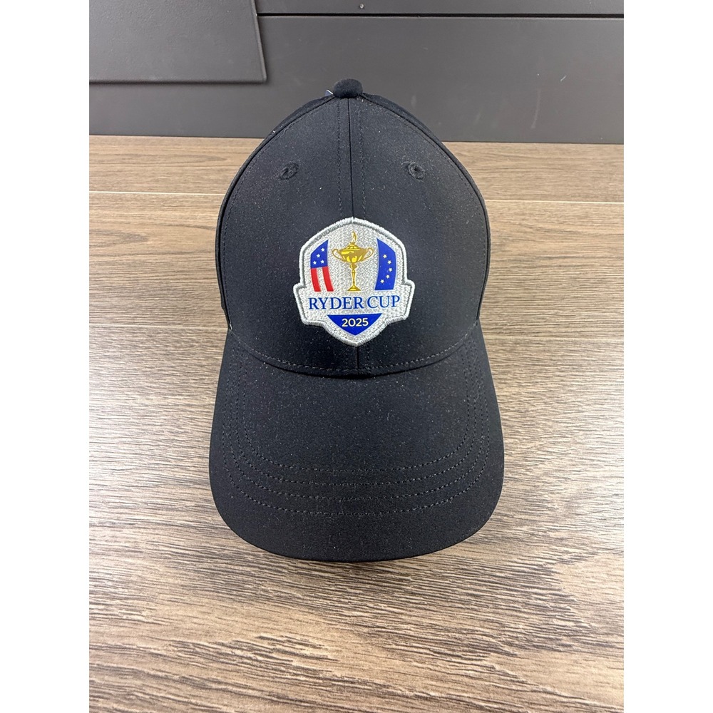 Walter Hagen Ryder Cup 2025 Golf Hat Mens Black Adjustable Strapback Cap New